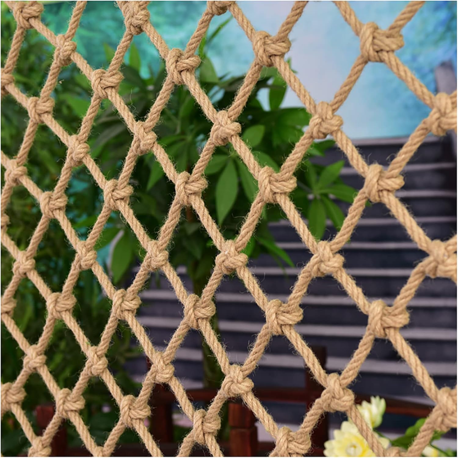 Hemp Rope Net Children's Climbing Net Handwoven Protective