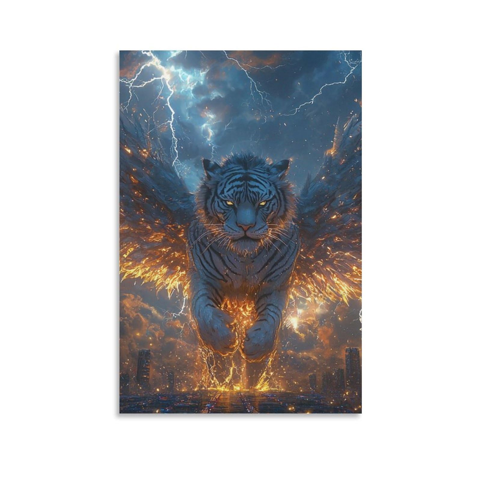 Impresiones lienzo de tigre 20x30inch para decorar paredes del comedor 6