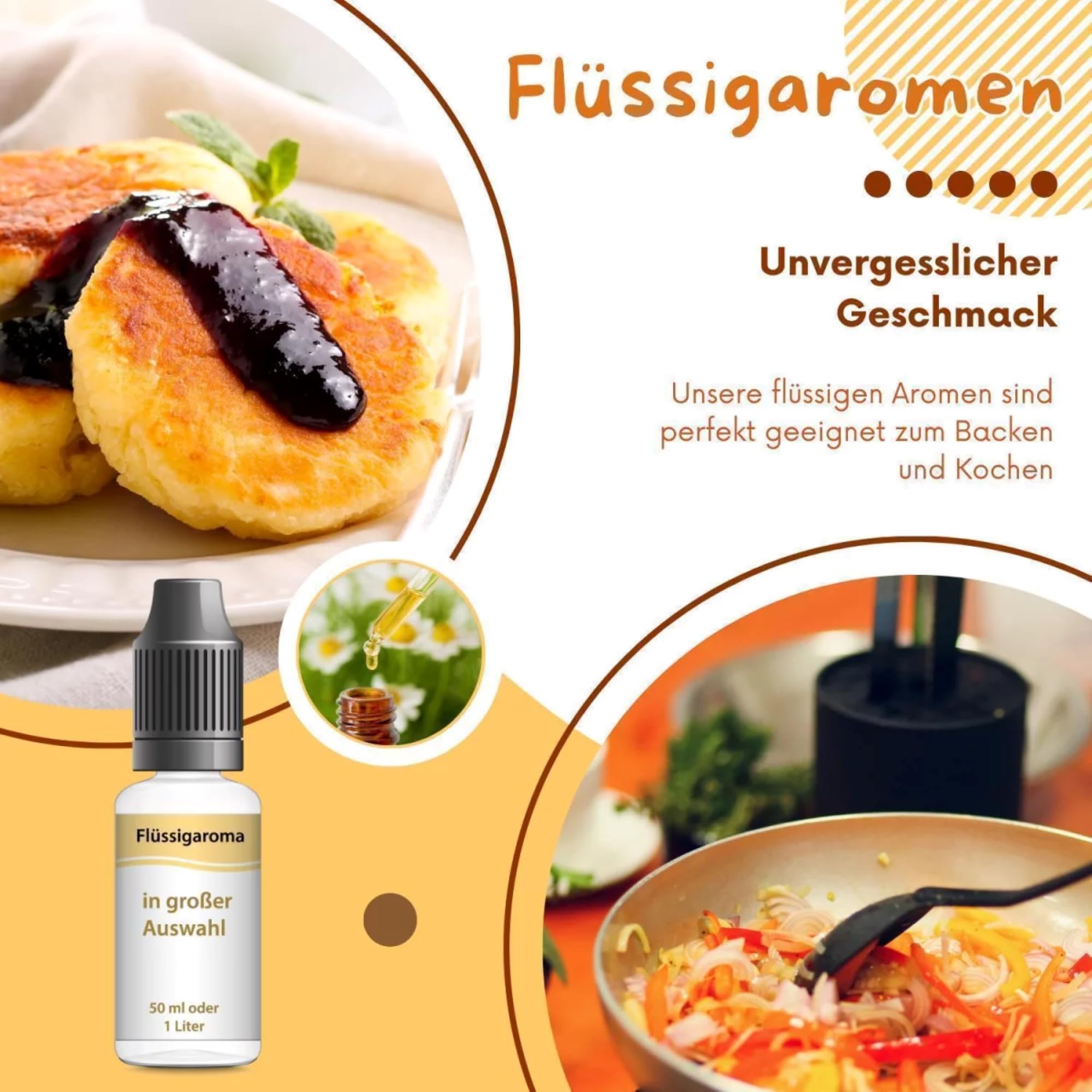 Luxofit Mojito Aroma flüssig, Aromen für Lebensmittel und Getränke, GMO-frei, Vegetarisch und Vegan, Geschmacksrichtungen für die Gastronomie, Made in Germany (1 L)
