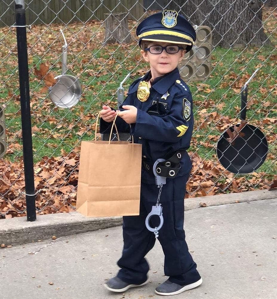 即納品 ハロウィン 警察官 警察 コスプレ 衣装 制服 子供 キッズ ポリス お巡りさん 仮装 ハロウィン コスチューム XS 3-4 おもちゃ