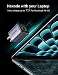 UGREEN Nexode 45W USB C Bloc du chargeur, GaN PPS Double port USB C Chargeur rapide Super Fast Charge 2.0 Plug mural compatible avec Galaxy S26 S25 S24 Ultra S23 A54, iPhone 17 16 Pro Max, iPad, Pixel 10 9 8