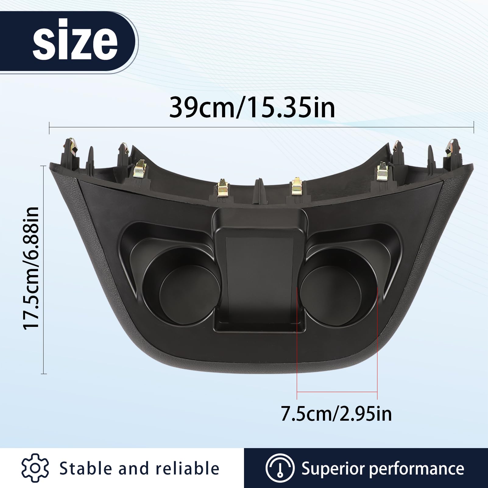 Soporte para Bebidas Grasas W447 2016-2023 Me-rce-s-B Vito Metris A44768008319051 Accesorios Vito