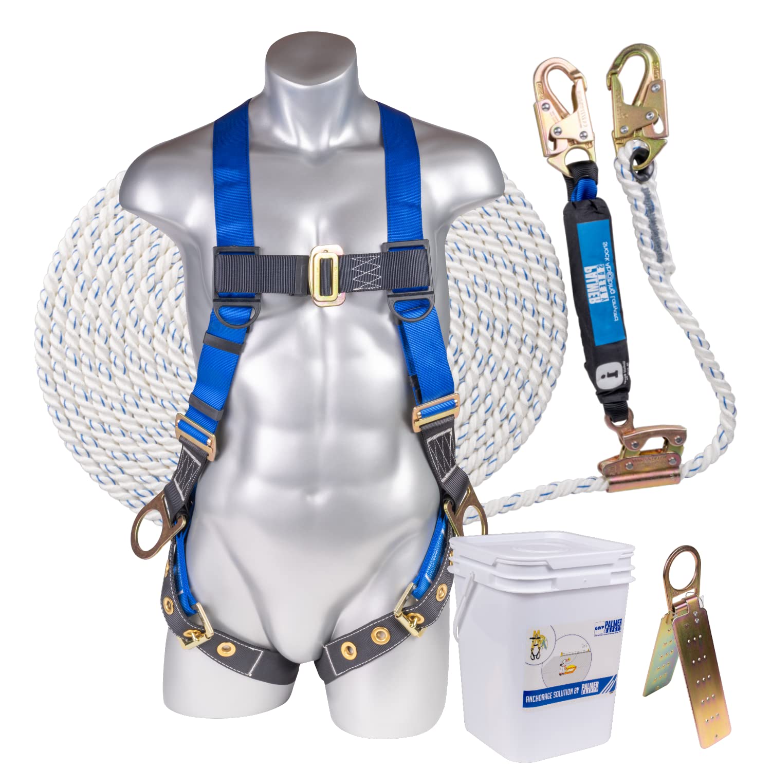 Buy Palmer Safety Fall Protection Roofing Bucket Kit I FullBody