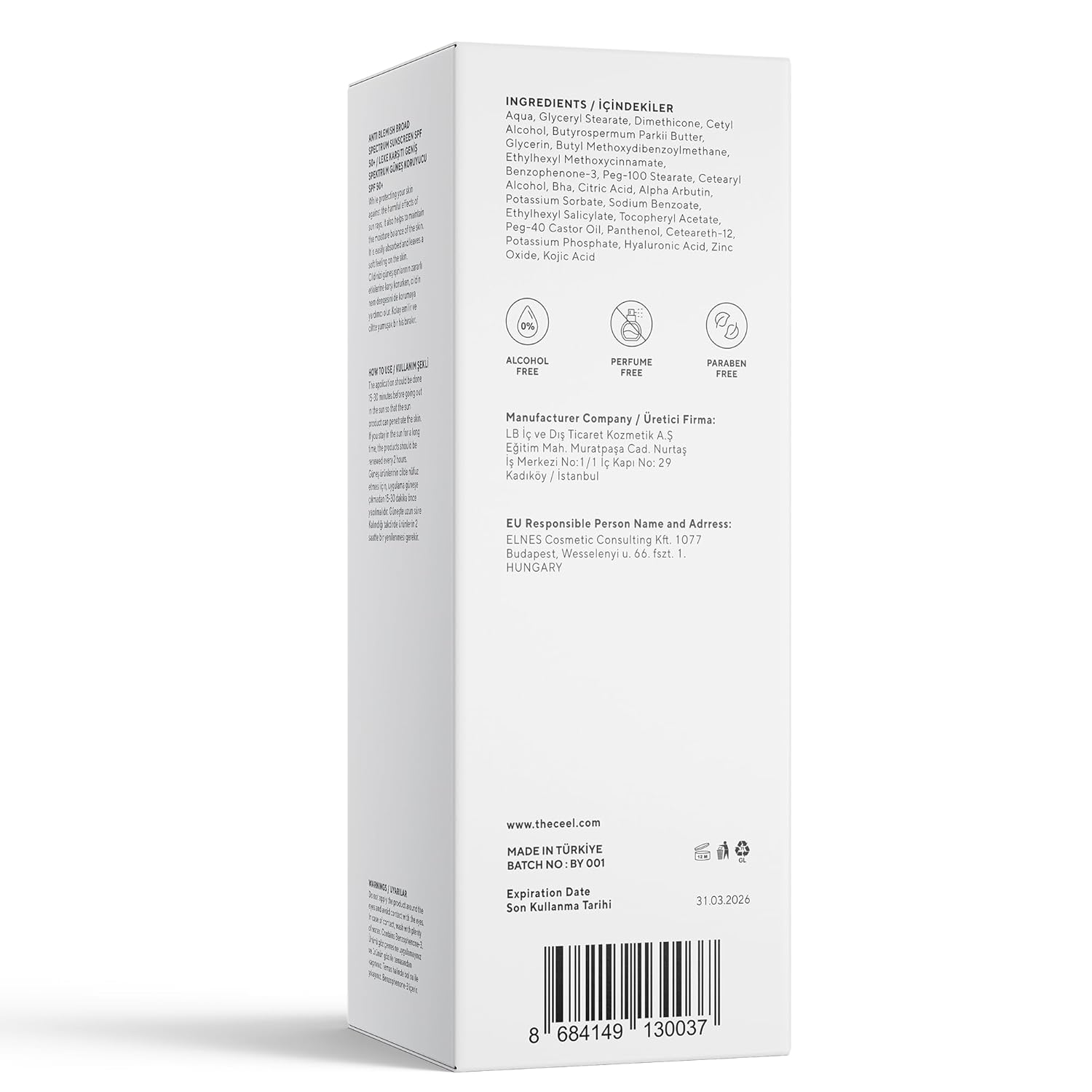 The Ceel Face Sunscreen | Sunscreen SPF 50 | Water-Resistant Formula | Broad Spectrum Sun Screen UVA/UVB Protection | Lightweight, Non-Greasy | Suitable for All Skin Types-50 ML - Image 6