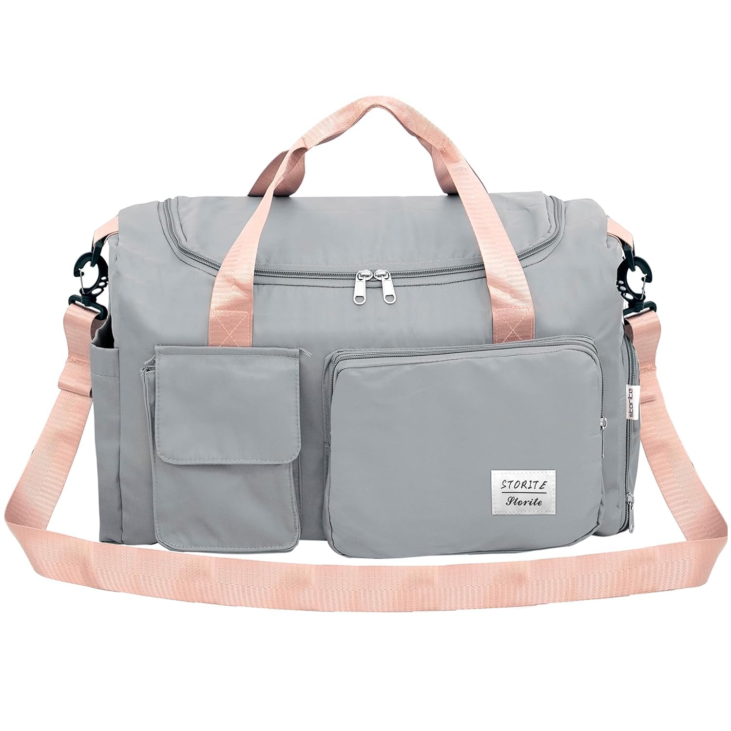 ali shipping 6-Pocket Travel Bag - Multi-Pocket Travel Organizer with Compartments - Compact and Versatile Duffel Bag - Portable Tote with Side Pockets - Lightweight and Functional Travel Storage Bag-picture-19