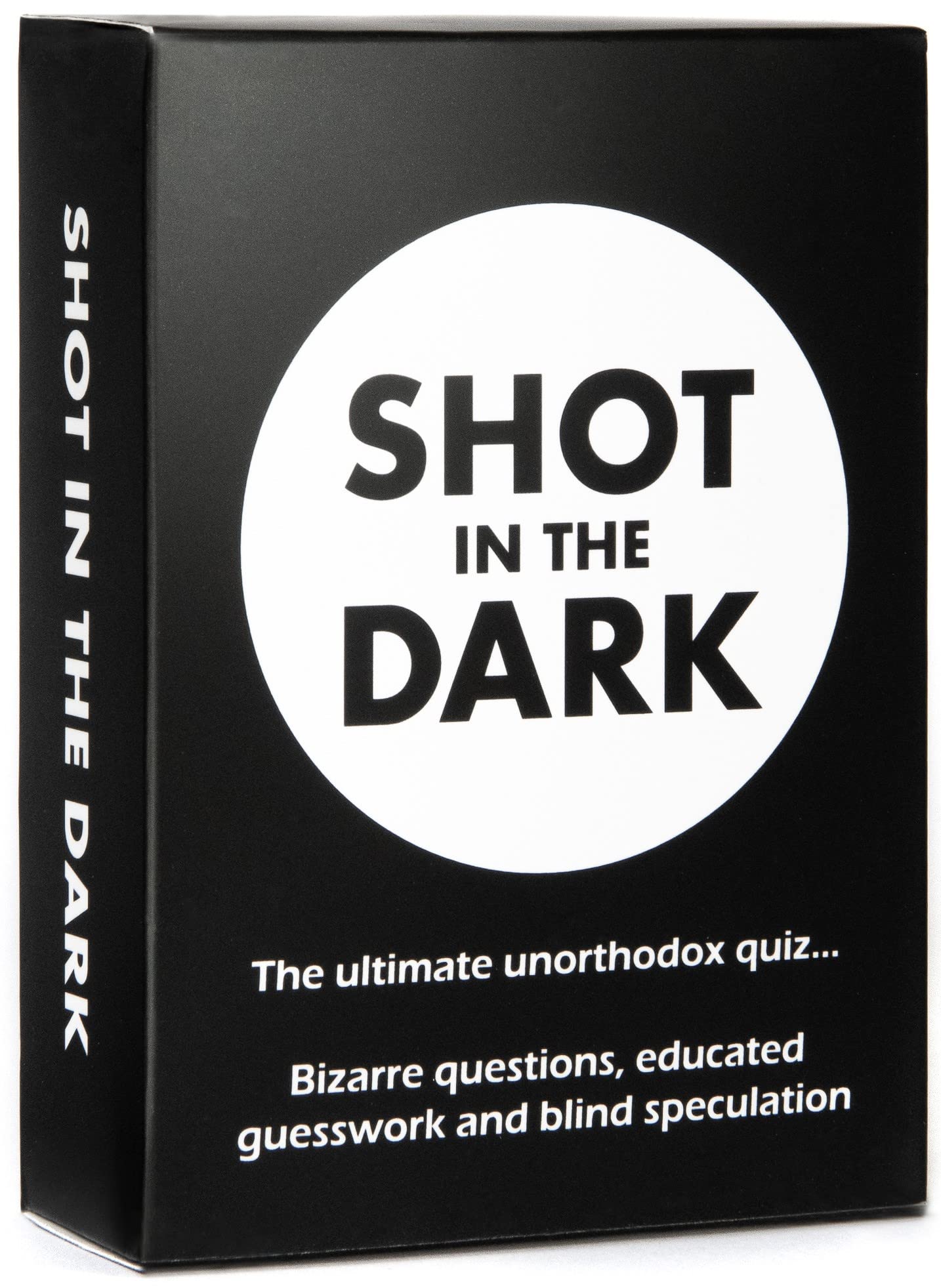 Shot in the Dark: The Ultimate Unorthodox Quiz Game | 2+ players | Adults, Teens, Kids & Families