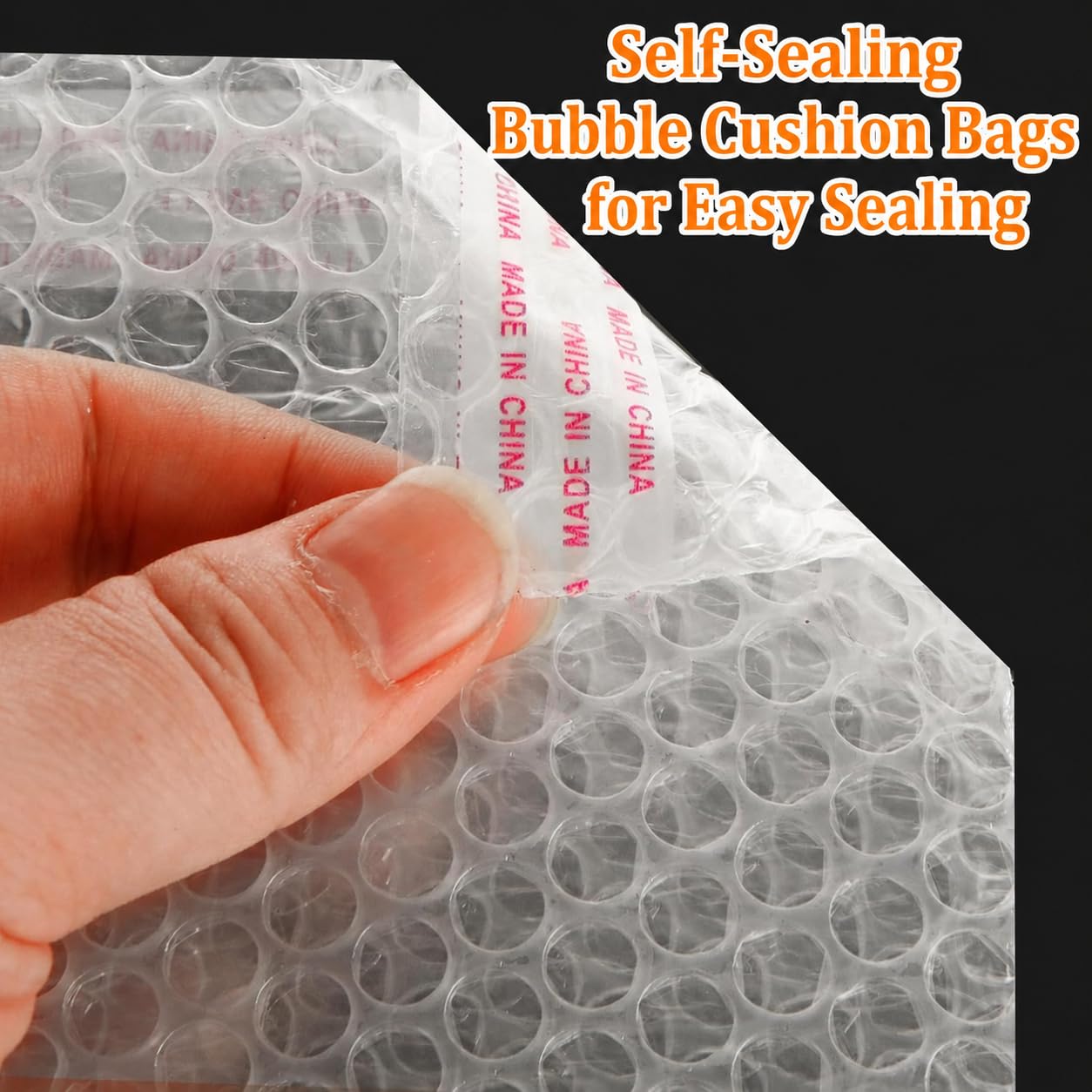 DAJAVE Luftpolsterbeutel, 10,2 x 15,2 cm, transparent, doppelwandige Luftpolstertasche, Polsterung, Verpackungsbeutel für kleine Unternehmen, Umzug, Versandaufbewahrung, 300 Stück