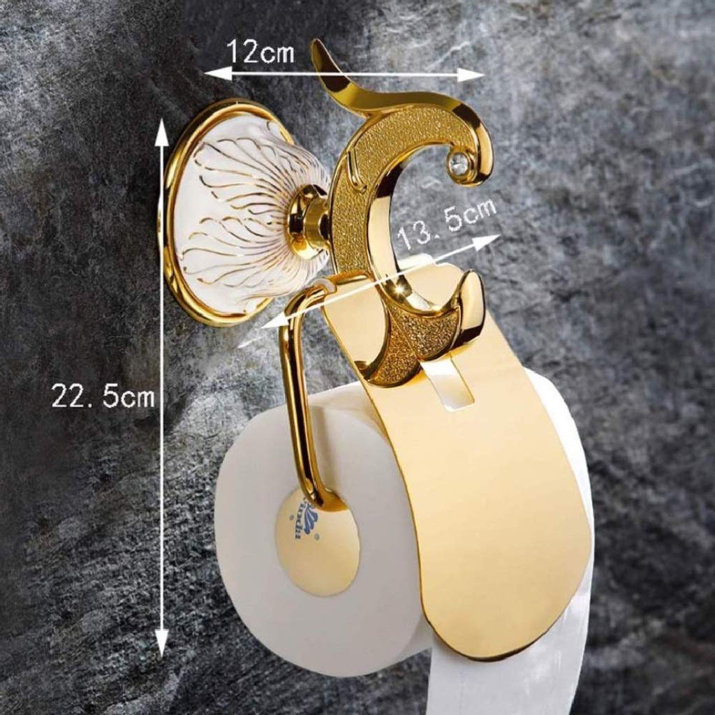 Holder-Aggiornamento Metallo Carta igienica Supporto di Carta igienica for Il Bagno, in Acciaio Inox Supporto del Tessuto del Libro, fissato al Muro