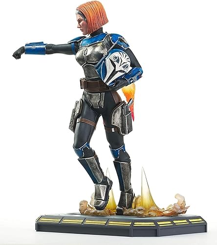 Miniatura 3 de Diamond Select Toys Star Wars The Clone Wars Bo Katan - Estatua a escala 17, multicolor, 11 pulgadas