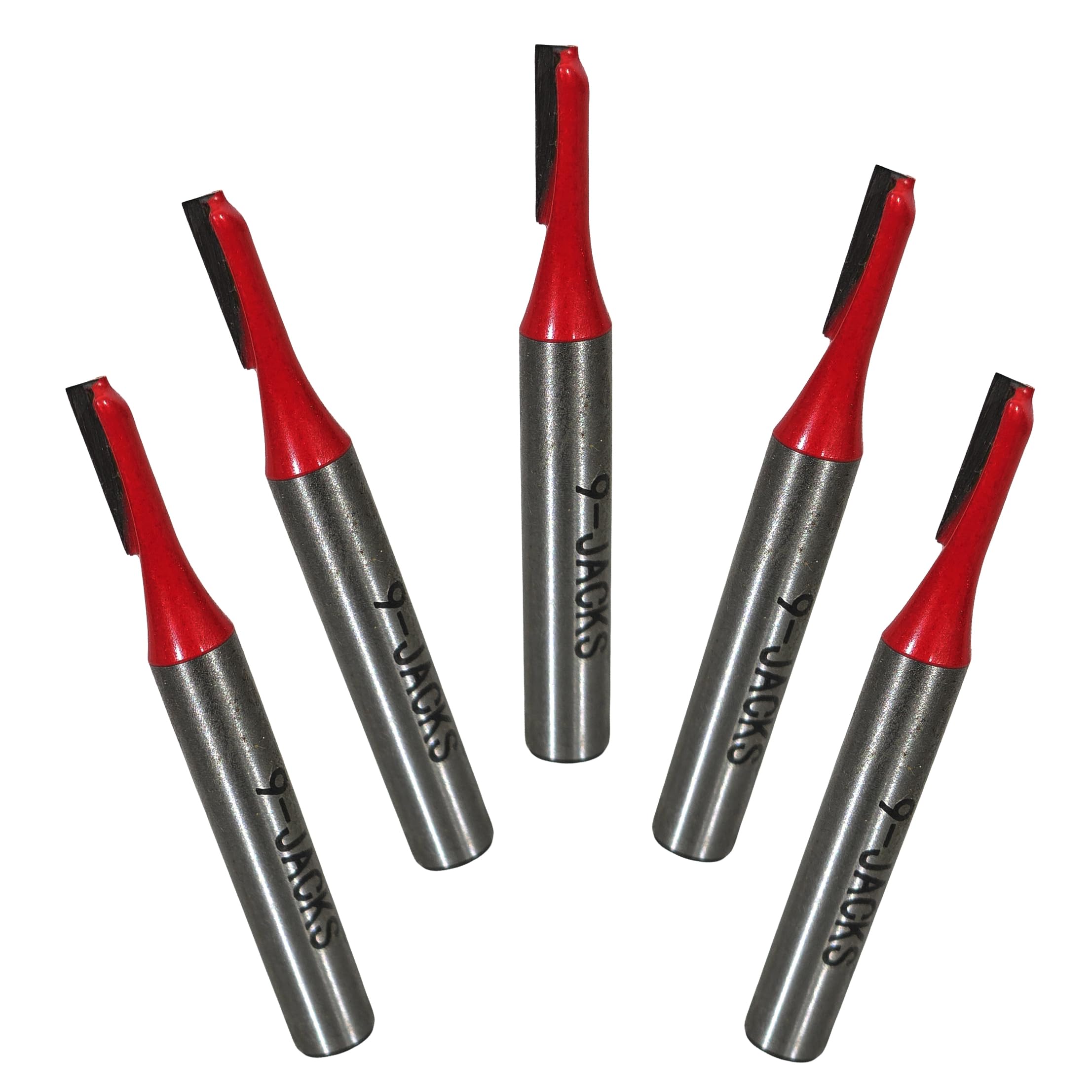 Digital Craft 5pc Router Bit 6.35mm Shank – 4mm Dia High-Quality Trimmer Bit with Guide Bearing,, Perfect for Edge Trimming & Light Routing on MDF, Hardwood, Chipboard, Laminate & Softwood-image-16