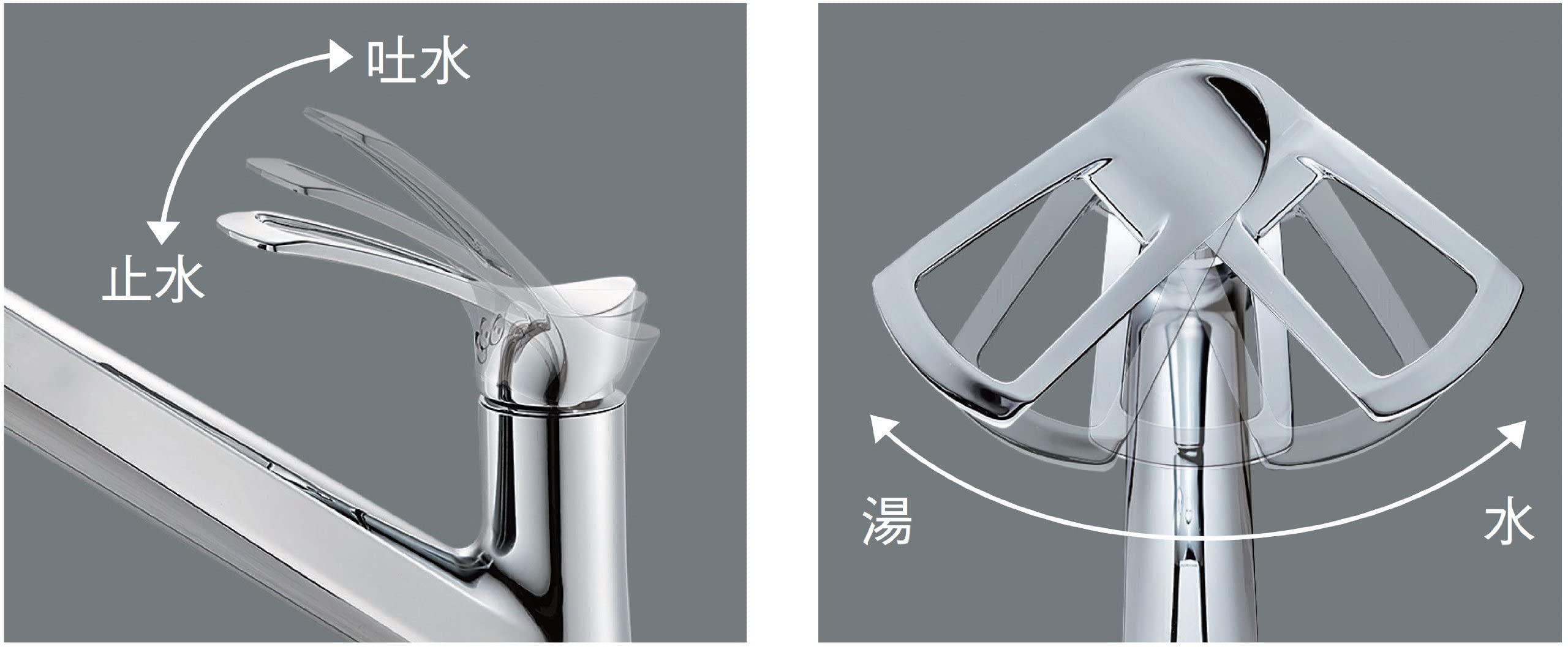 Amazon.co.jp: キッチン用 シングルワンホール混合栓 スプレー式 上面