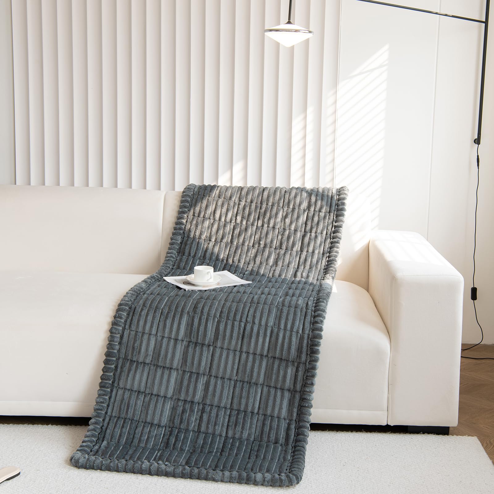 GKXLH Dicke Sofa überzug Waschbar - Neu Weiches Kord Universal Couch überzug 2 3 4 Sitzer, Anti-Rutsch Sofabezug, Gemütlich Sofa Cover Sofa bezug Sofaüberwürfe Möbelschoner für Wohnzimmer (70x150cm)