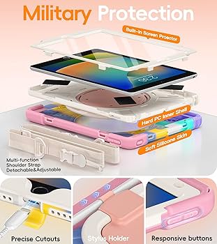 Amazon.com: BATYUE for iPad 9th/ 8th/ 7th Generation Case