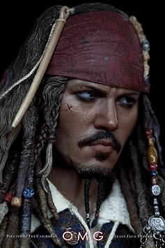 Hot Toys Pirates of the Caribbean Captain Jack Sparrow DX06 12" with Telescope