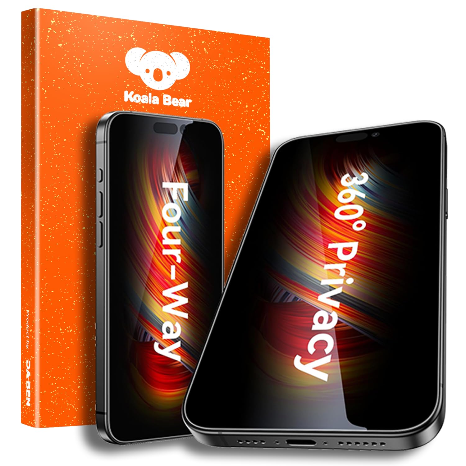 Koala Bear 360° True Privacy Tempered Glass Screen Protector Guard for iPhone 16 Pro, 4-Way Anti-Spy, 9H Hardness, Easy Installation - 6.3" (B0DFYY3WNB) Amazon Price History, Amazon Price Tracker