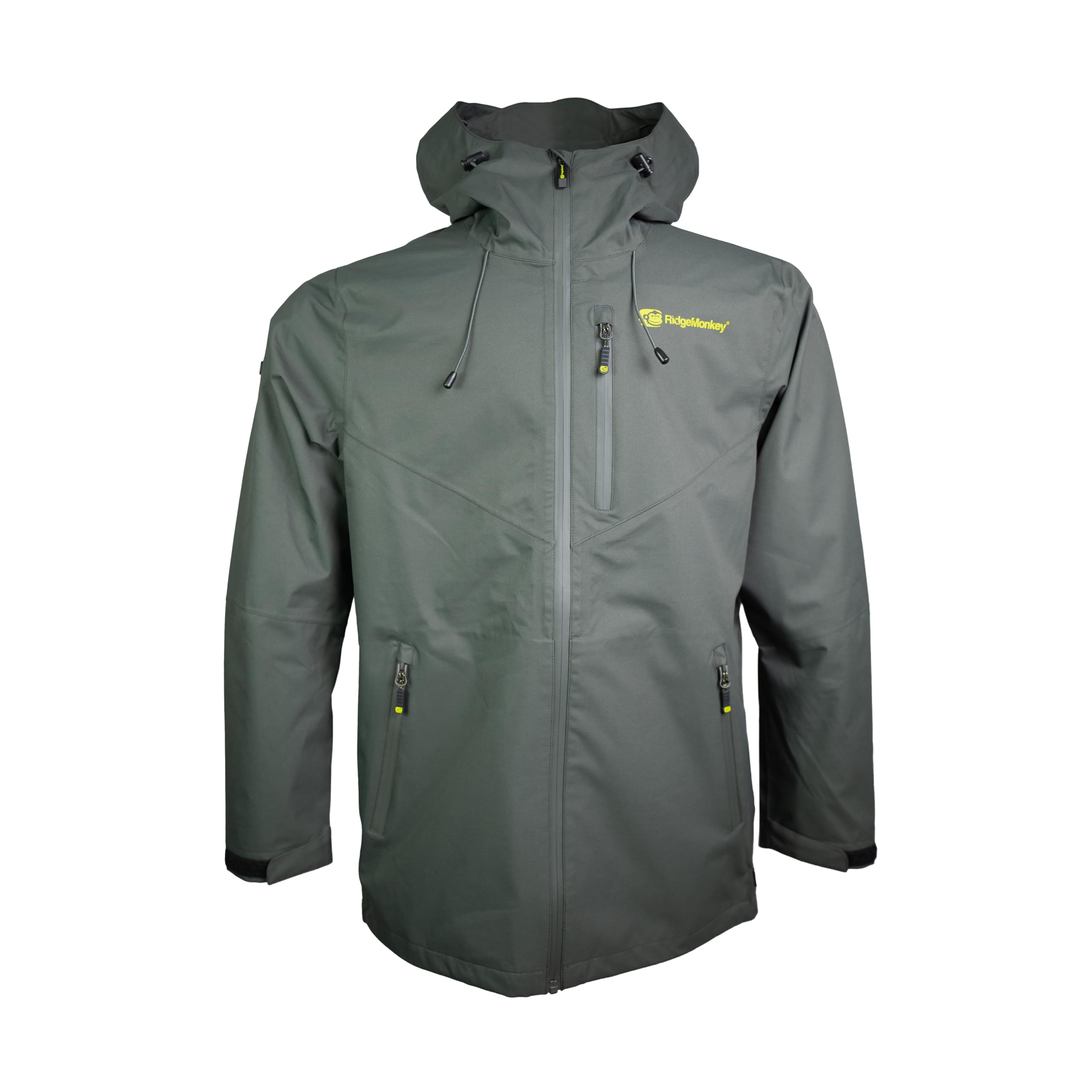 Ridgemonkey Unisex Green Apearel Thermapro Waterproof Shell Coat (Uk, Alpha, Xl, Regular, Regular, )