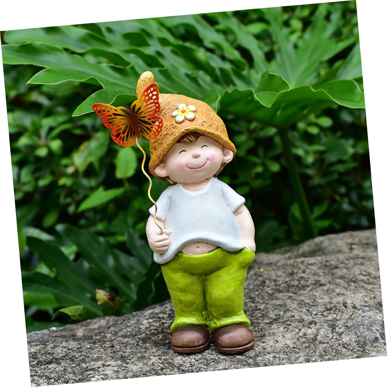 Uroczy Ogrodowy Krasnal Figurka 3szt Ceramiczna Figurka Krasnala Do Dekoracji Na Zewnątrz/wewnątrz