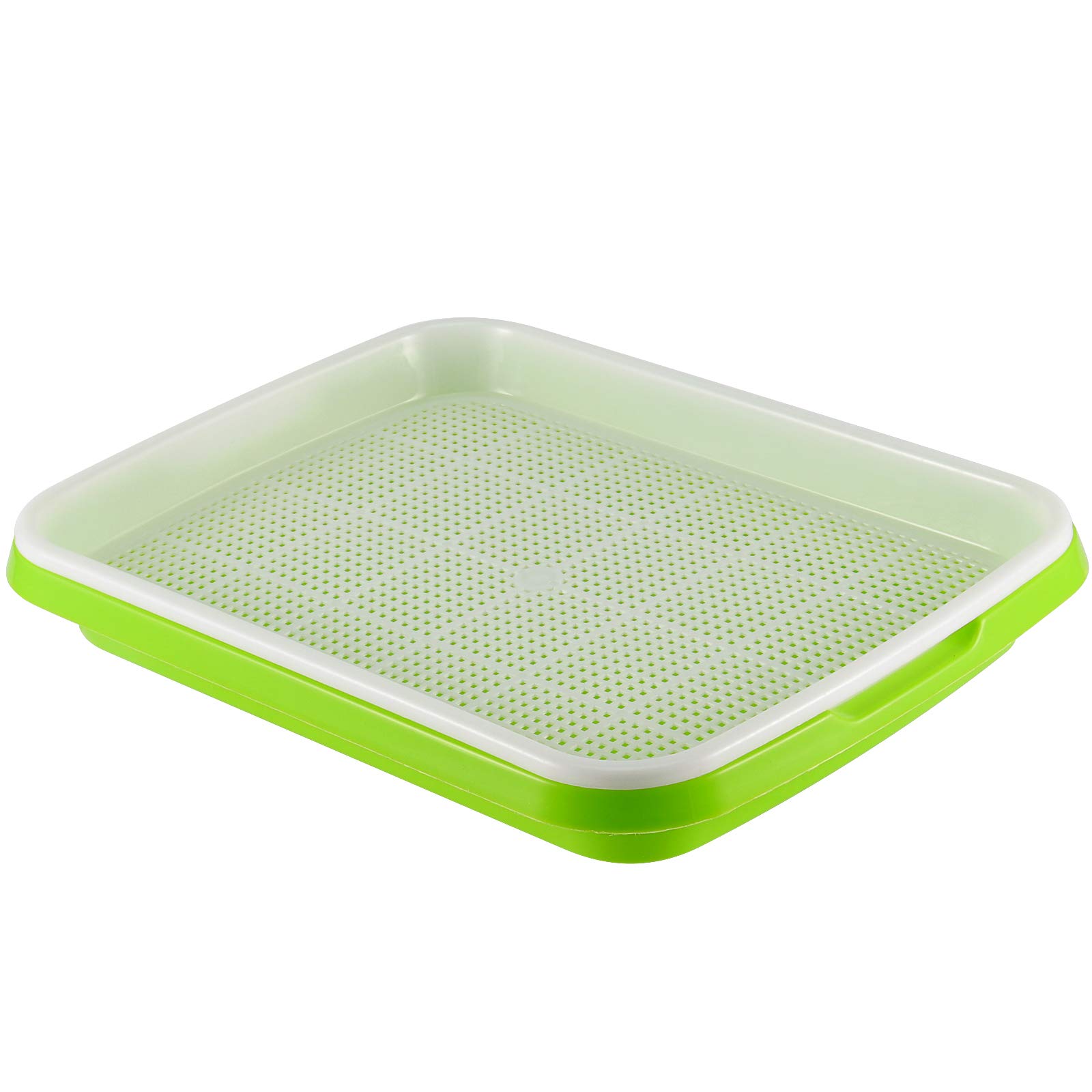 Saatkeimschale, BPA-frei, große Kapazität, Samenkeimschale, gesunder Weizengras-Samen-Züchter mit Deckel für Anbau, Bohnensprossen, Katzengras, Weizengras, Mungbohnen, 8 Stück