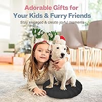 Vista 7 de Cojín Tambaleante, Asiento Wiggle Extra Grueso para Niños Sensoriales, Disco de Equilibrio Antideslizante con Bomba de Inflado para Fuerza Central