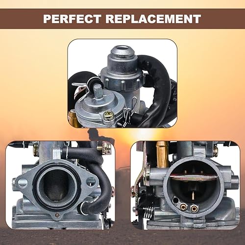 Miniatura 5 de JDLLONG Carburador para Honda TRX 250 Recon 250 TRX250TE TRX250TM 1997-2001 2002-2007 con válvula de depósito de combustible y filtro de aire