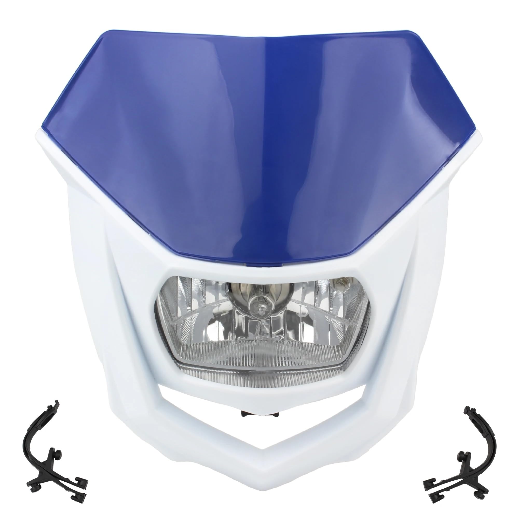Phare avant moto halogène WR450 optique enduro motocross LED