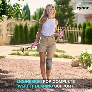 Amazon.com: TYNOR Hinged Knee Brace with Double Strap Adjustable