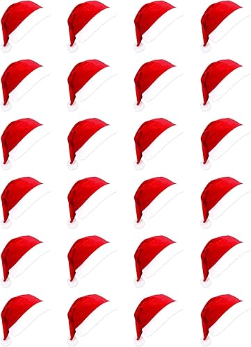 SYITCUN Gorros De Navidad - Gorros De Navidad - Gorros De Navidad - Gorros De Navidad - Gorros De Navidad - 24 Piezas