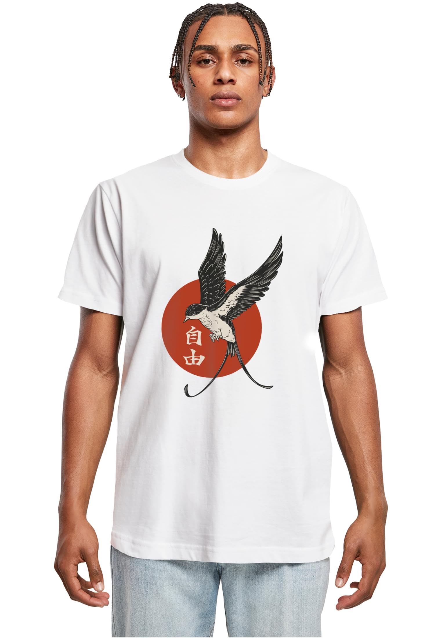 Mister Tee Mens Free tee XL White, White, XL