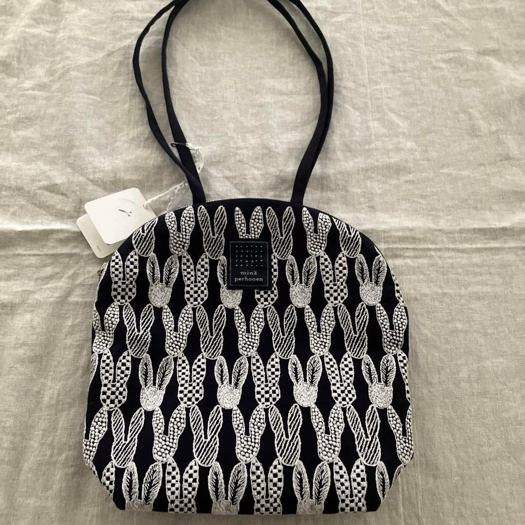 専用】 ミナペルホネン pomppia ハンドメイド ぺたんこバッグ 専用