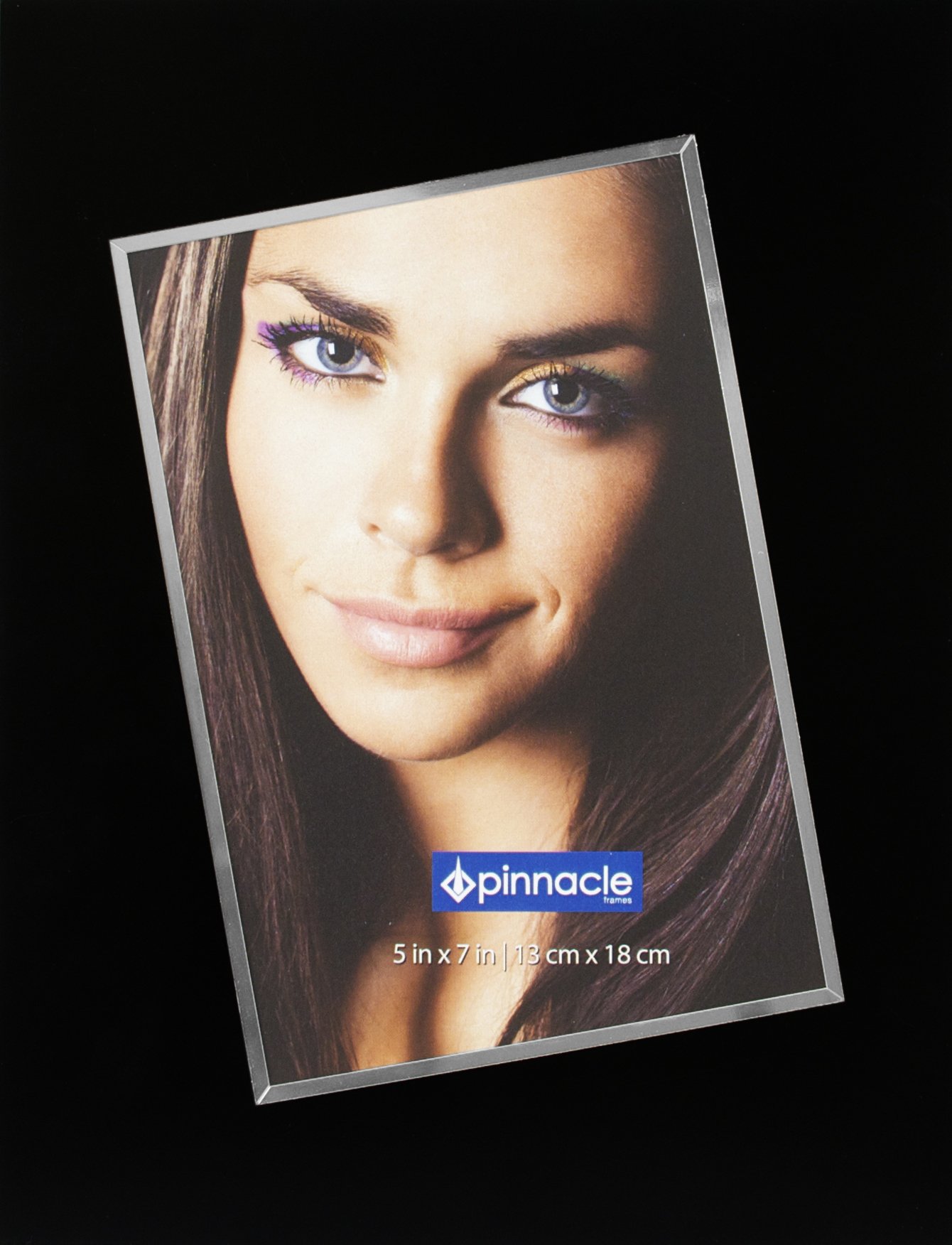 Pinnacle Frames Something's Askew Black Desk Frame, 5 inch by 7 inch