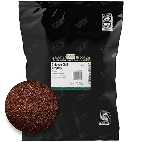 FRONTIER Chipotle Chili Peppers Molido, 1 LB