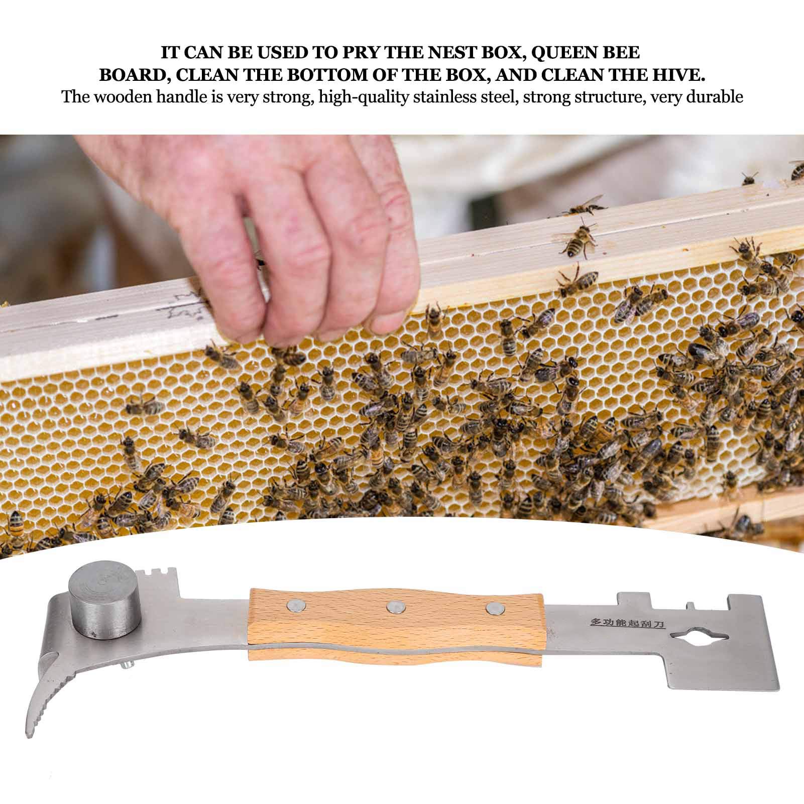 Professional Multi-Function Stainless Steel Hive Tool