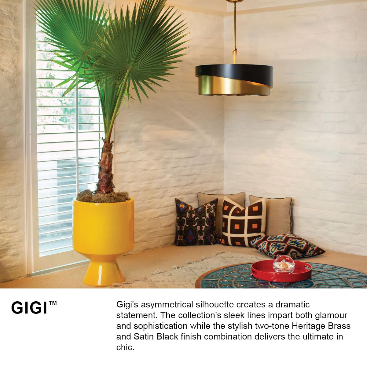 Hinkley FR34318HBR Gigi Extra Large Drum Pendant 8 Light