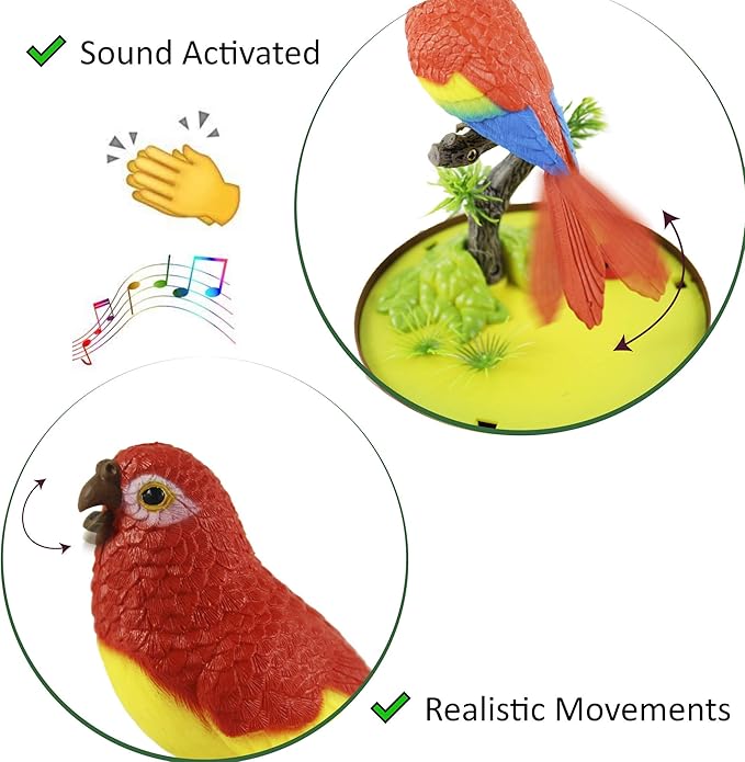battery operated chirping birds
