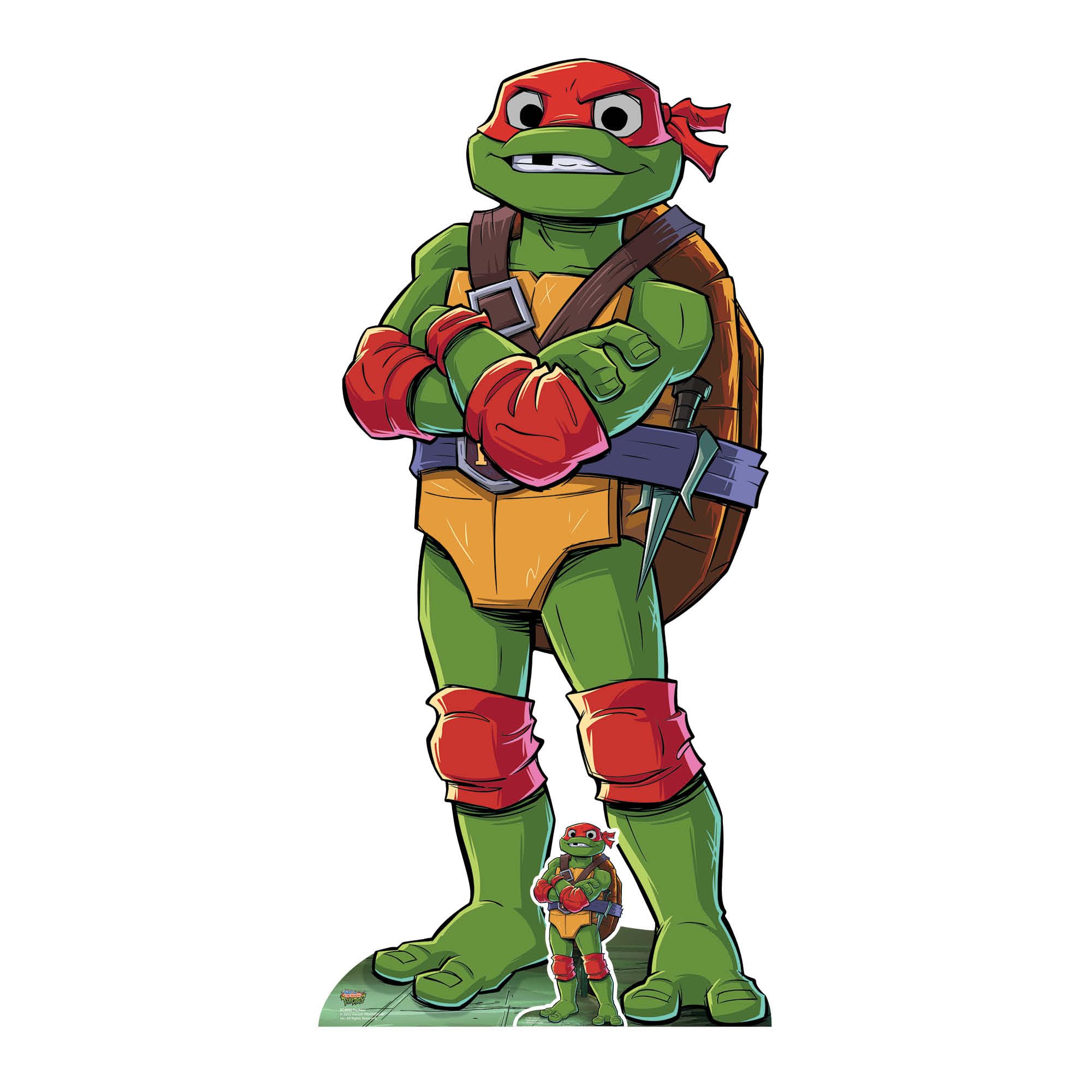 Star Cutouts SC4803 TMNT Raphael Medium Cardboard Cutout 136cm – Teenage Mutant Ninja Turtles Party Decoration & Fan Gift