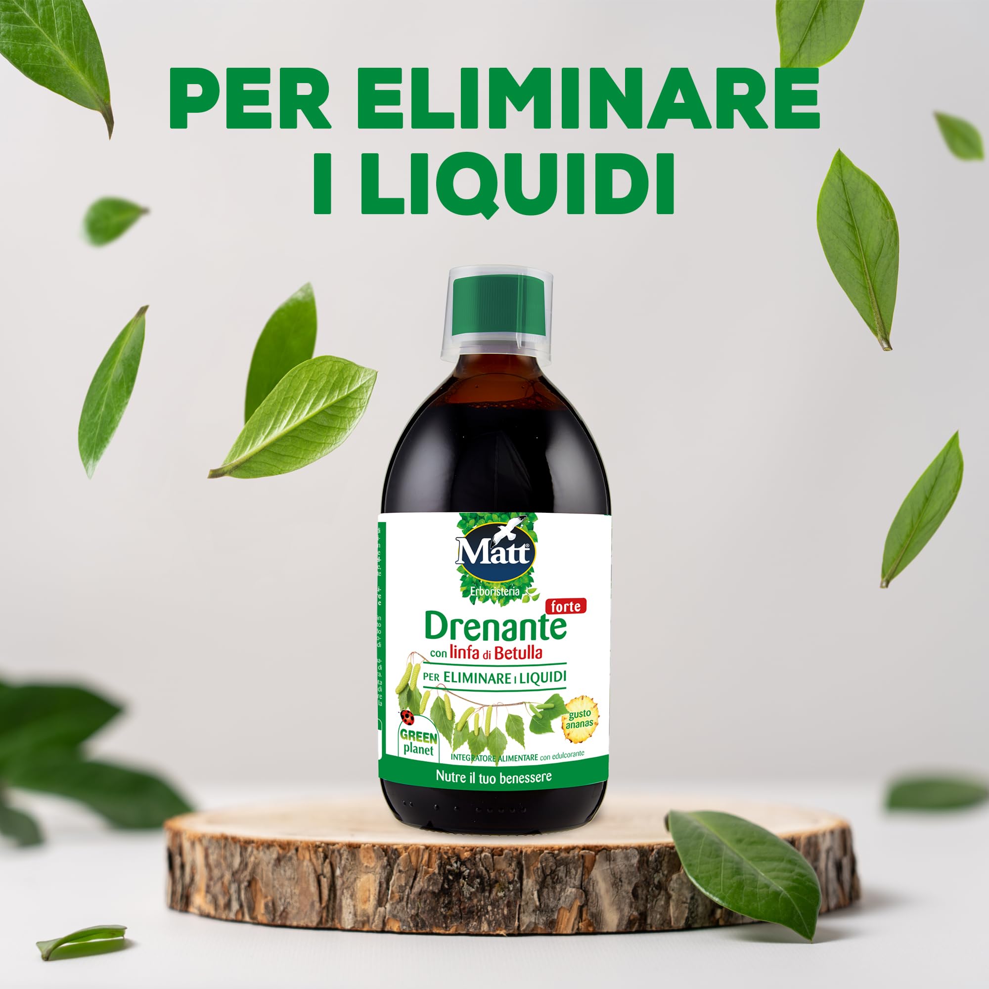 Matt Drenante Forte con Linfa di Betulla, 500ml