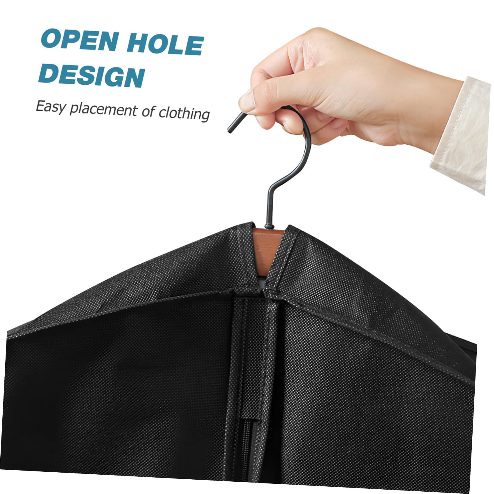 Kleidersack Peva 110cm Reisekleidersack Mit Reißverschluss Transparentem Sichtfenster Und Netztaschen Zur Aufbewahrung Für Anzüge Und Kleider