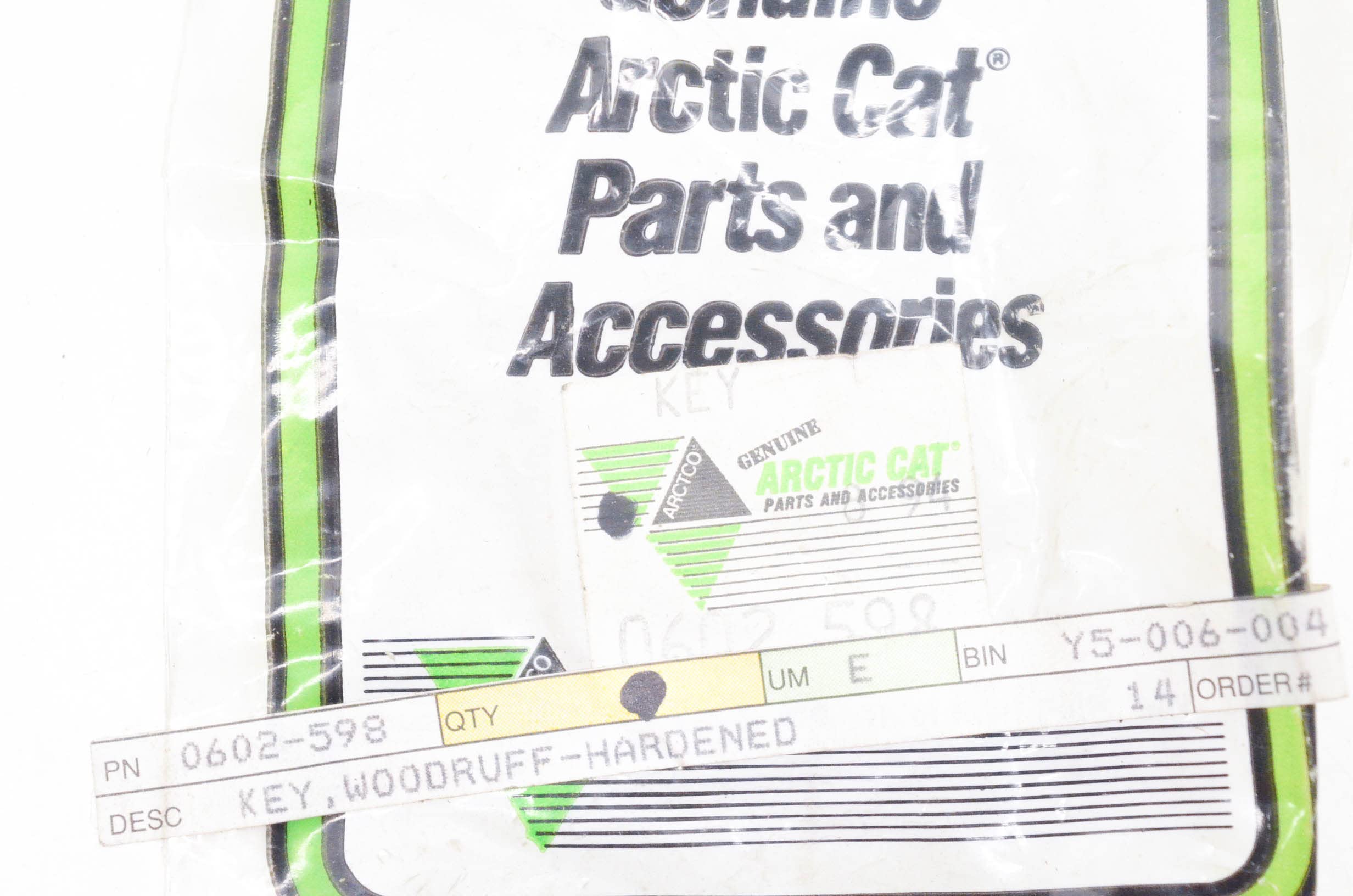 Arctic Cat 1974-2008 Z 440 Z 370 Key Woodruff Hardened 0602-598
