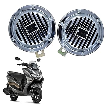 Vagary Chorme Finishing High Sound Universal Wind Tone Horn for Suzuki Burgman Street