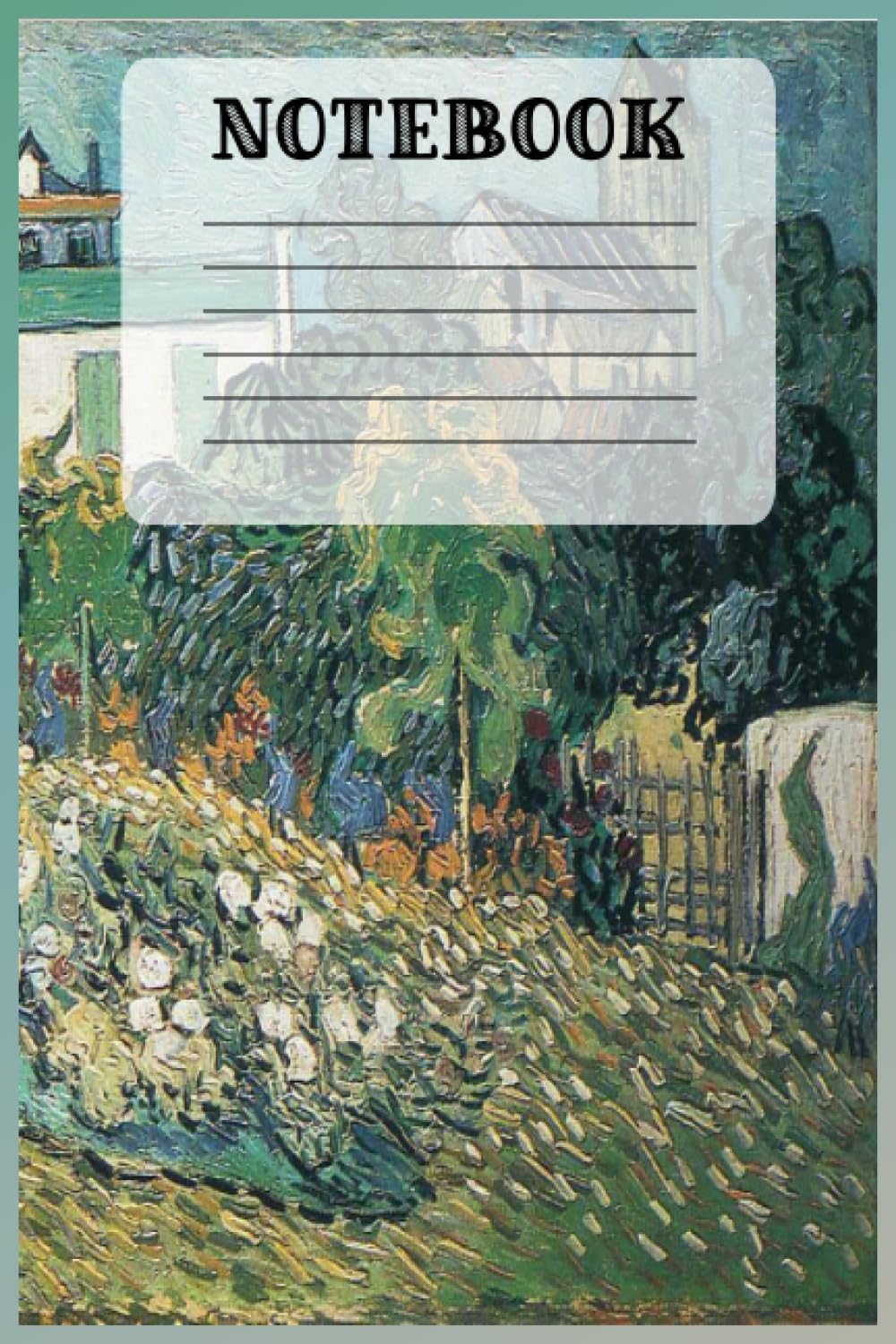 NoteBook: The Van Gogh Lined Notebook | Daubigny's Garden, 1890