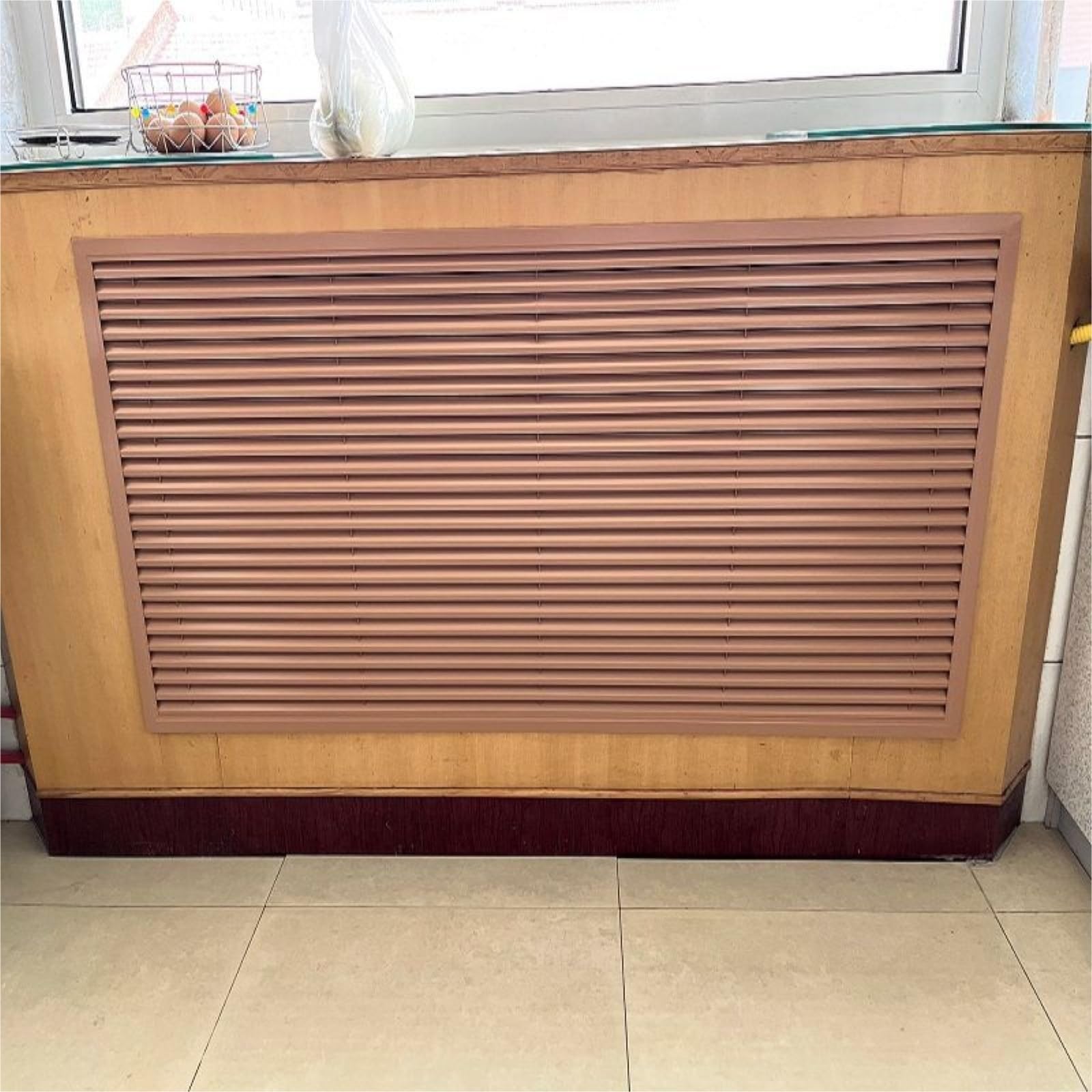 Grille d'aération en alliage d'aluminium anti-odeur pour panneau d'accès