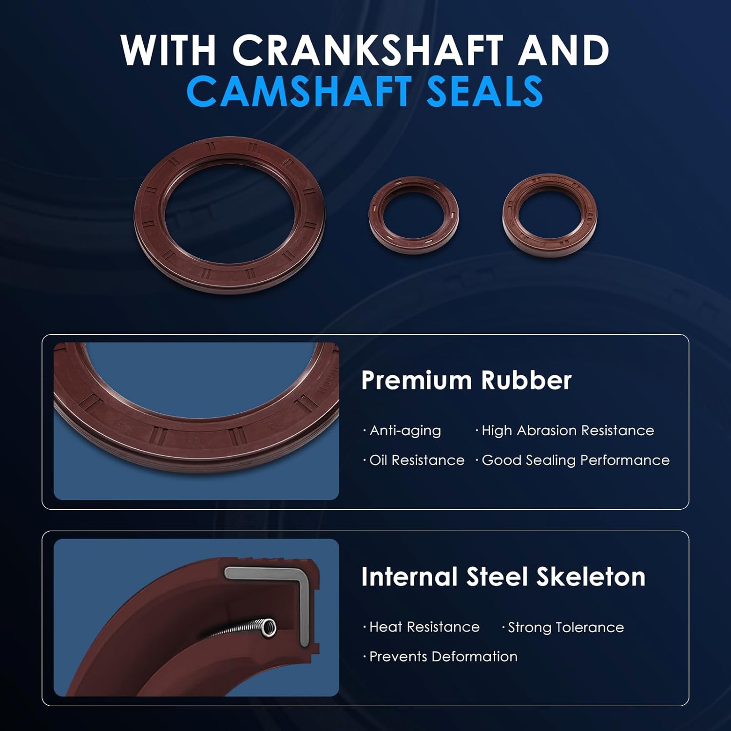 ECCPP Timing Belt Kit with Water Pump Compatible For 2001 2002 2003 2004 2005 2006 2007 2008 2009 2010 2011 For Hyundai Accent l4 1.6L TS26282 WP122 2510026902