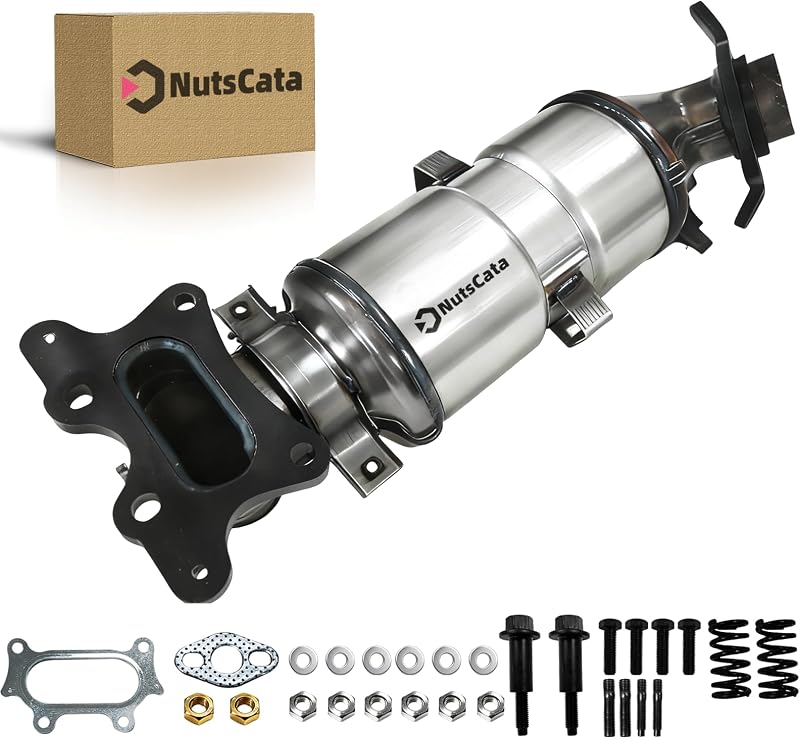 Catalisador dianteiro do coletor de escape NutsCata para Honda Civic 1.8L L4 2006 a 2011 – Substituição OEM