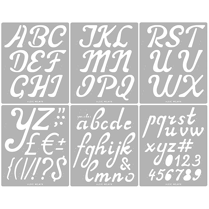 Buy Aleks Melnyk 41 Pyrography Stencils, Wood Burning kit 6 PCS