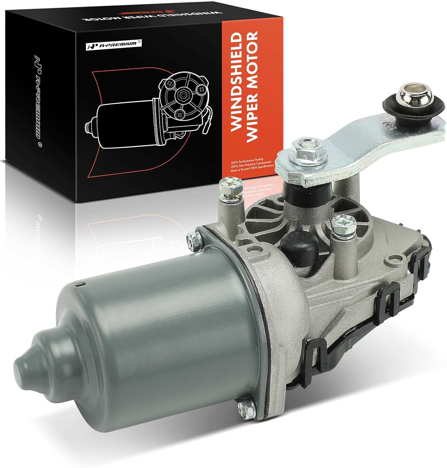 A-Premium Front Windshield Wiper Motor Compatible with Chevrolet Malibu 2016-2025, 5-Pin