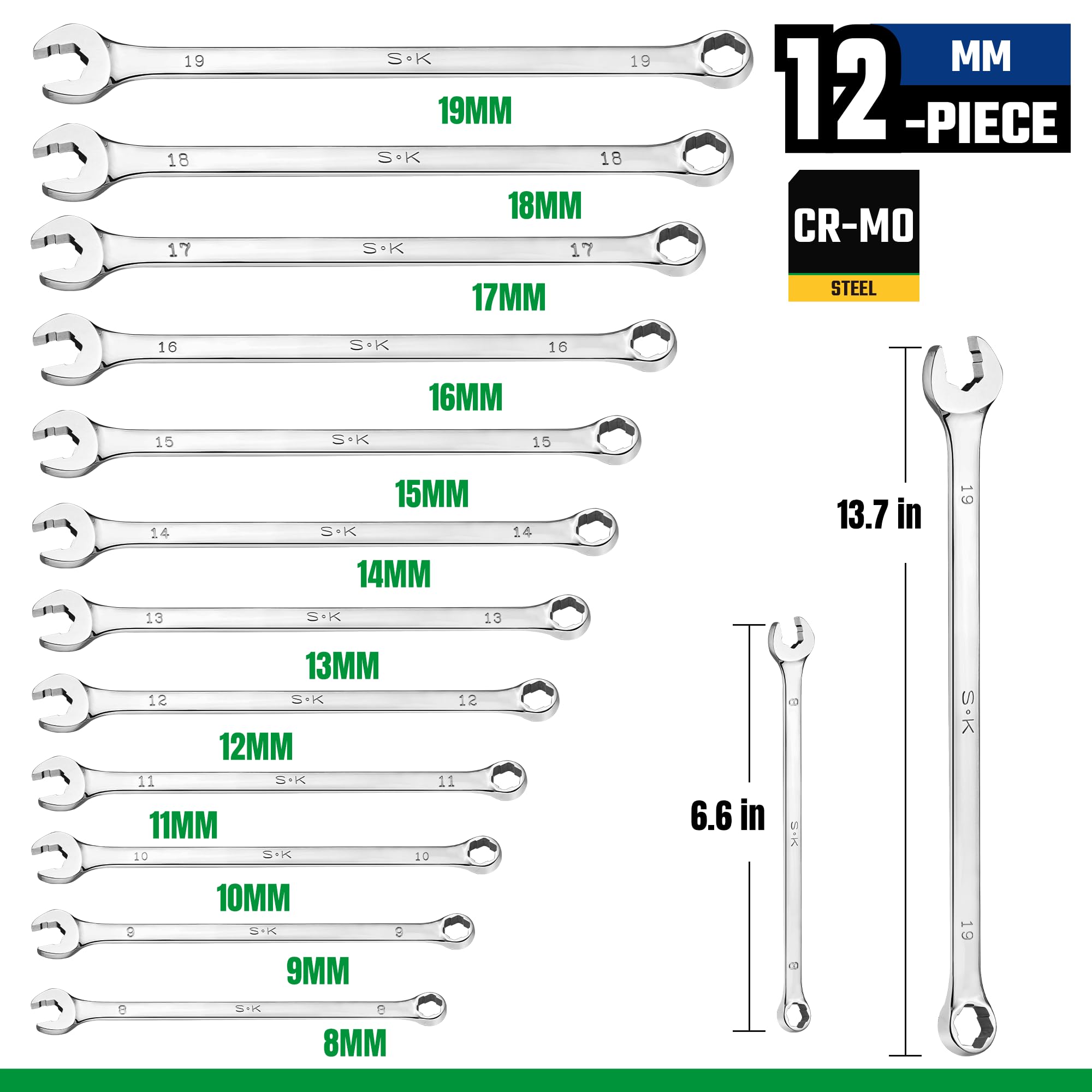 SK 6-Point Bolt Extractor Set - Easy Removal -3
