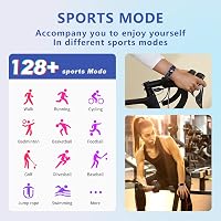 Ceas inteligent de damă Kesasohe cu apel Bluetooth, ecran tactil, rezistent la apă IP67, monitorizare puls, somn și tensiune arterială, tracker de activitate compatibil cu iOS și Android 3