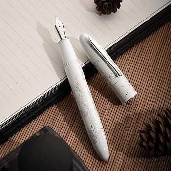 Fontaine Thumbprint Edition 新品3個 Buy Novium Hover 3.0 Future Edition Fountain Pen - Frost Silver