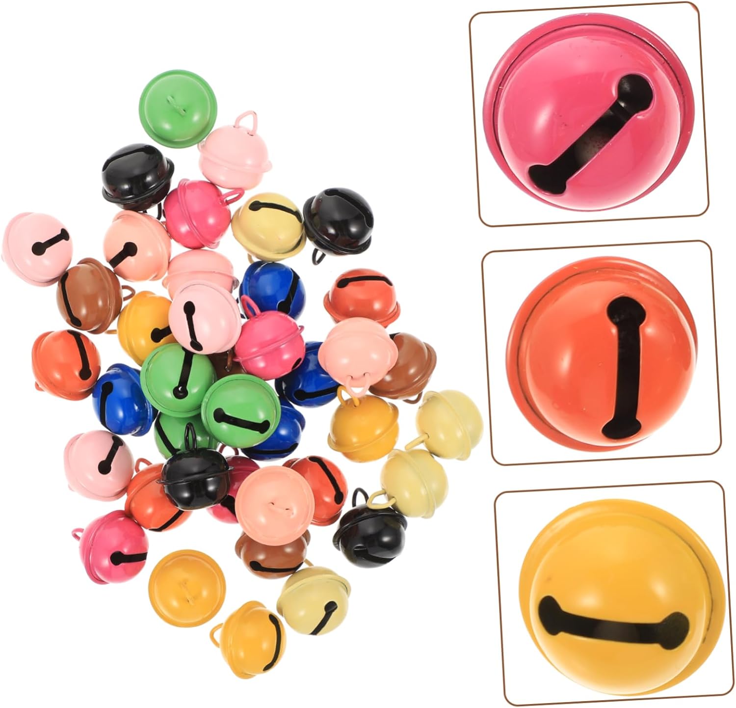 SHINEOFI 200pcs for Christmas Decor Multi-Function Craft Bells for Projects Festive Ornaments and Pet Accessories