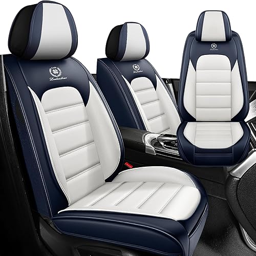 Iceleather Fundas de asiento de automóvil para Hyundai Sonata Hybrid 2011-2023, funda de asiento de piel sintética impermeable, suave, transpirable,